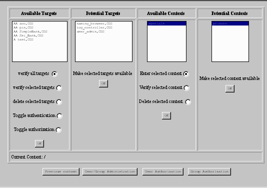 The Object GatewayAdministration interface