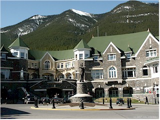[ conference center next to the fairmont springs hotel in banff ]