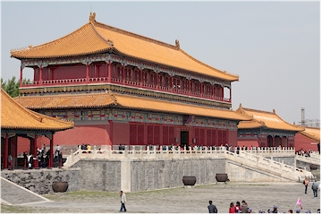inside the forbidden city in beijing