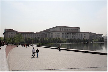 back of the "great hall of the people"