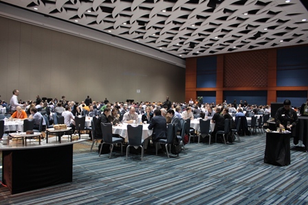 Mittagessen im Konferenz-Zentrum in Raleigh, North Carolina, USA