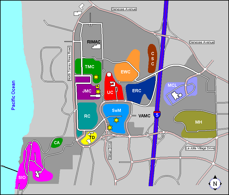 [ Interactive map of UCSD campus ]